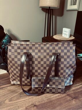 🔥🔥WITH FREE WALLET Louis Vuitton Vintage Damier Ebene Chelsea Tote Bag ASO958 
🔥